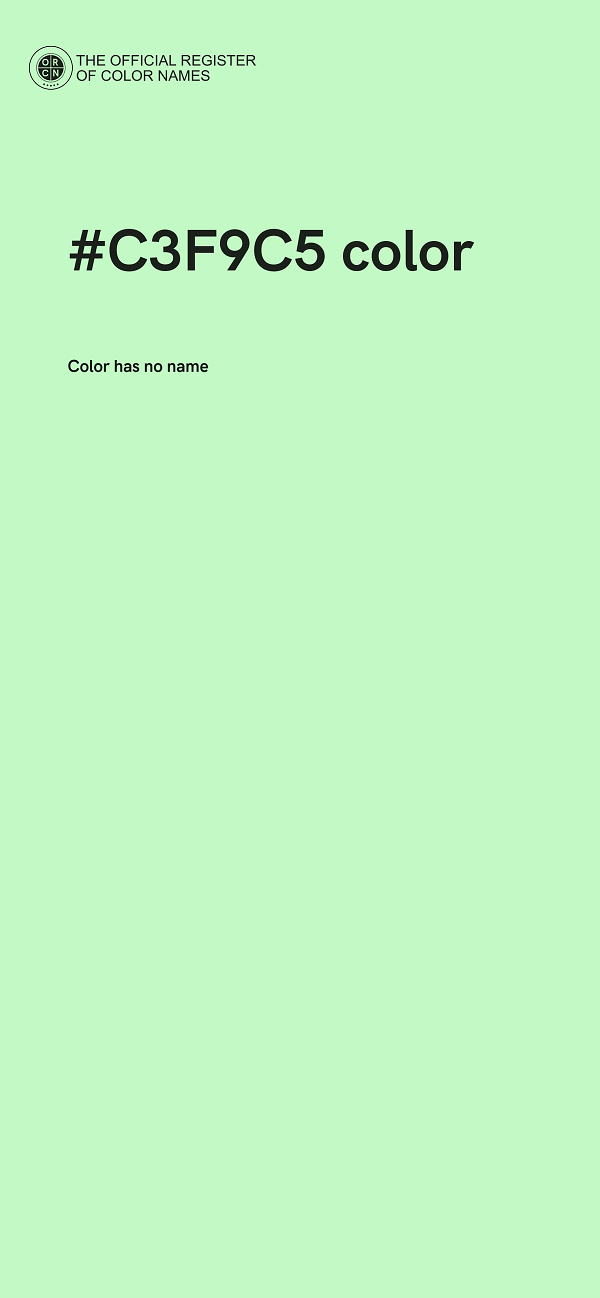 #C3F9C5 color image