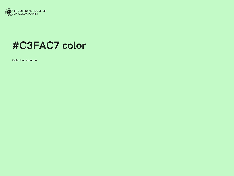 #C3FAC7 color image