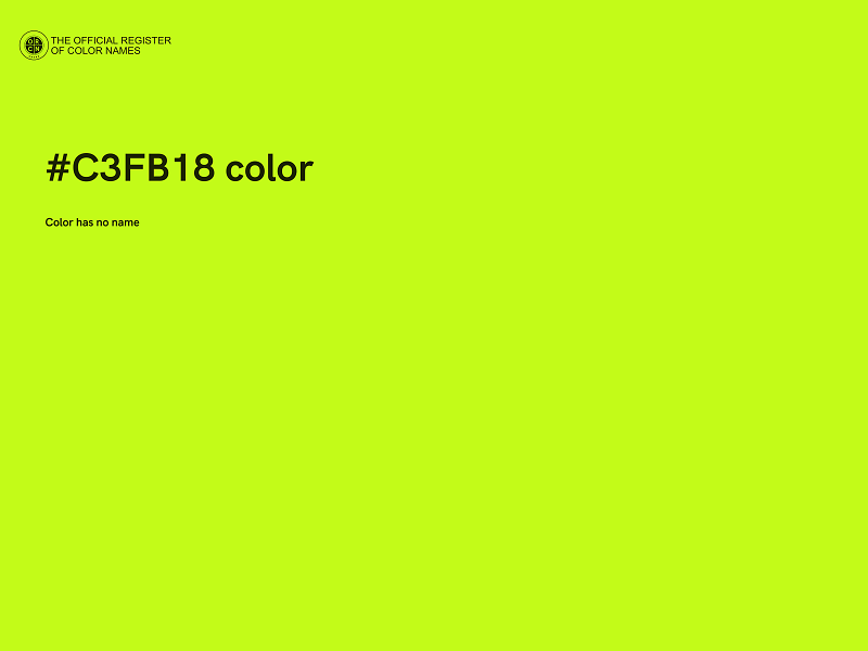 #C3FB18 color image