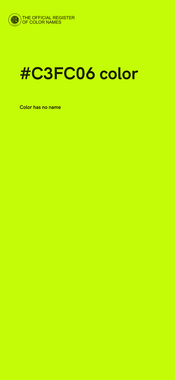 #C3FC06 color image