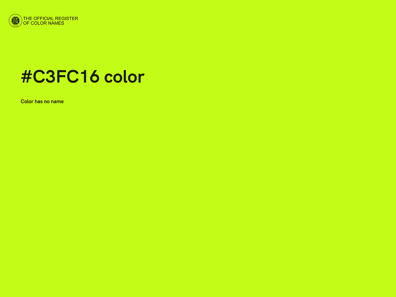 #C3FC16 color image