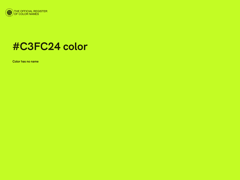 #C3FC24 color image