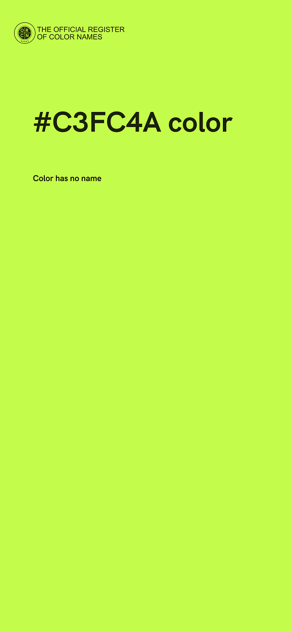 #C3FC4A color image