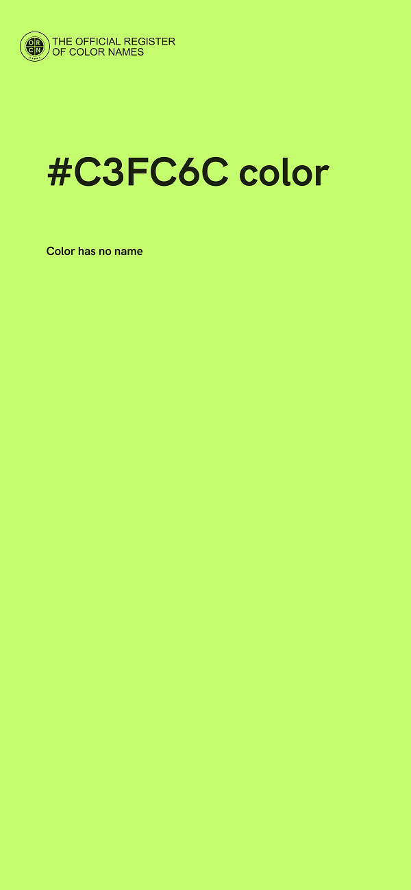 #C3FC6C color image