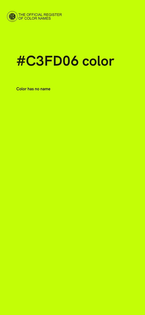 #C3FD06 color image