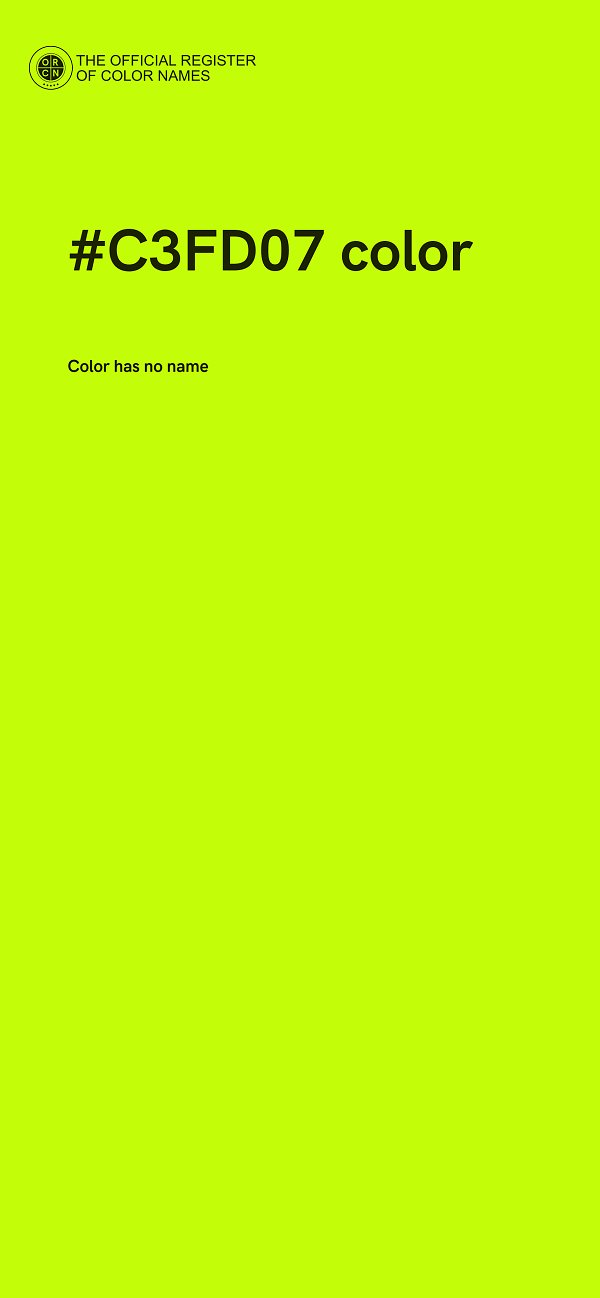#C3FD07 color image