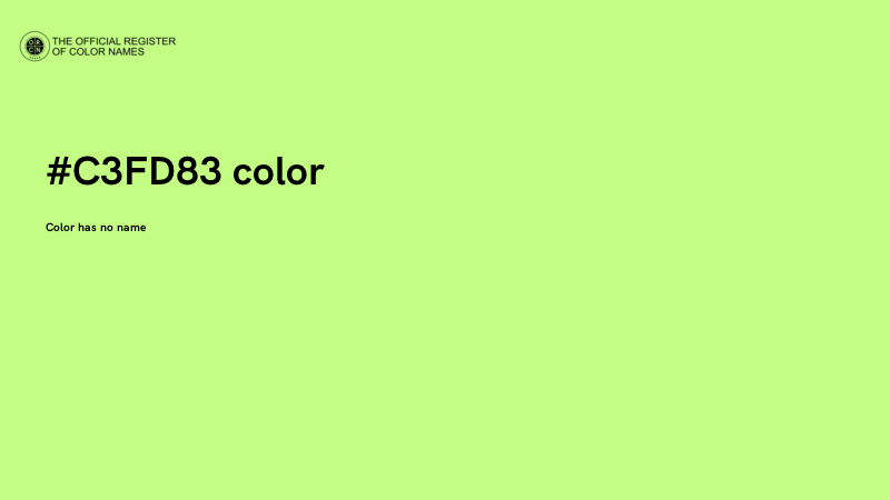 #C3FD83 color image