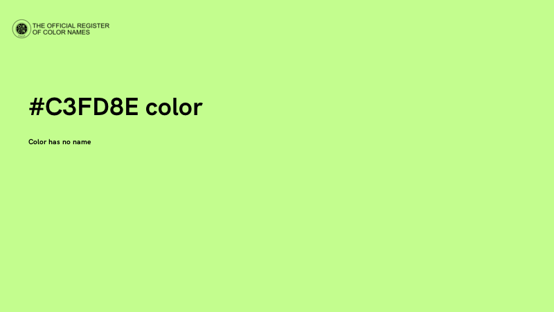#C3FD8E color image
