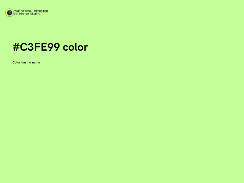#C3FE99 color image