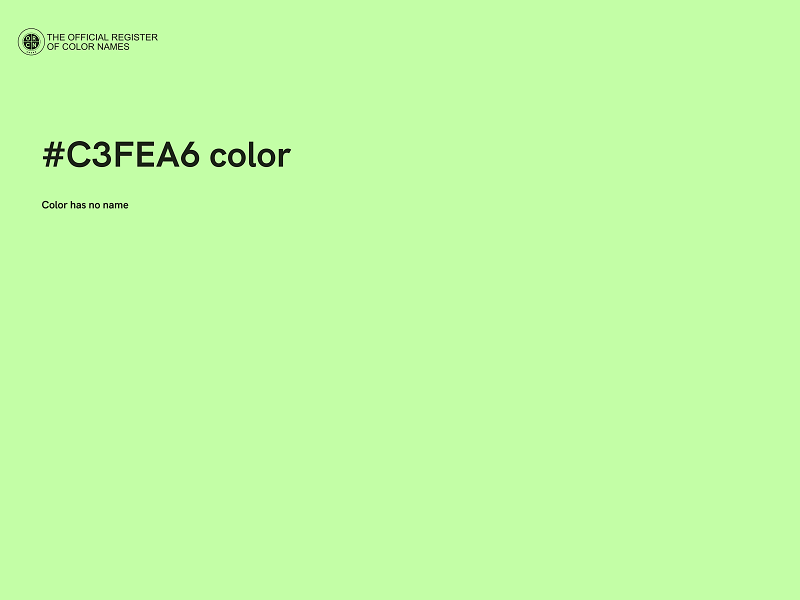 #C3FEA6 color image