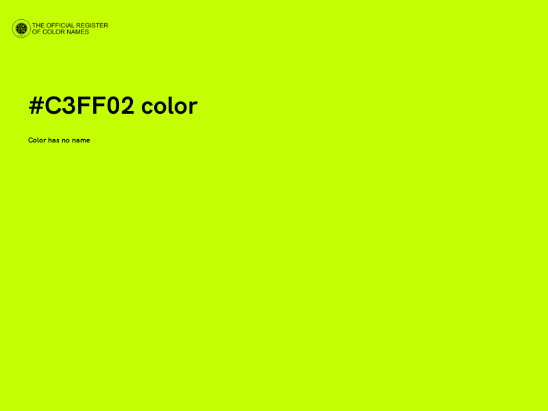 #C3FF02 color image