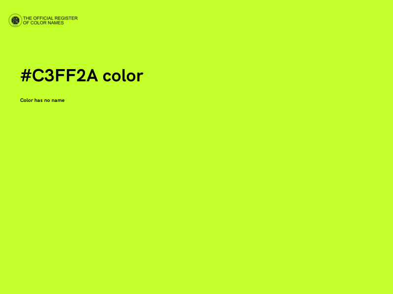#C3FF2A color image