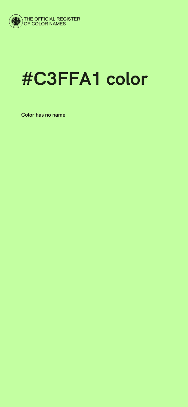 #C3FFA1 color image