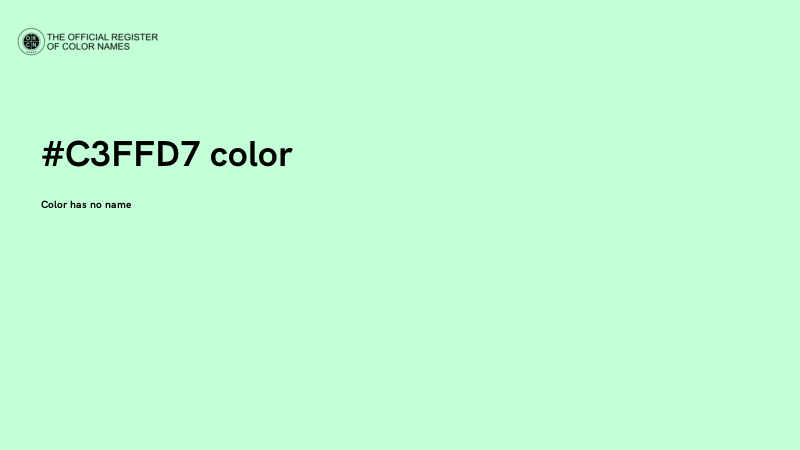 #C3FFD7 color image