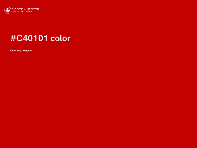 #C40101 color image