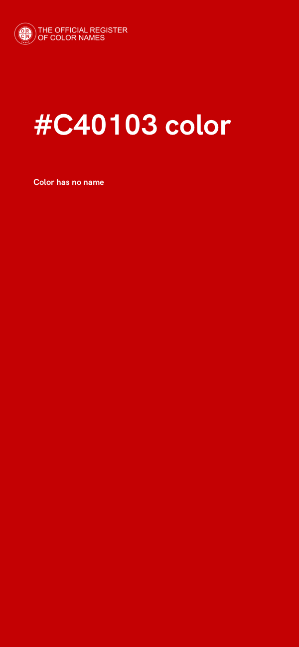 #C40103 color image