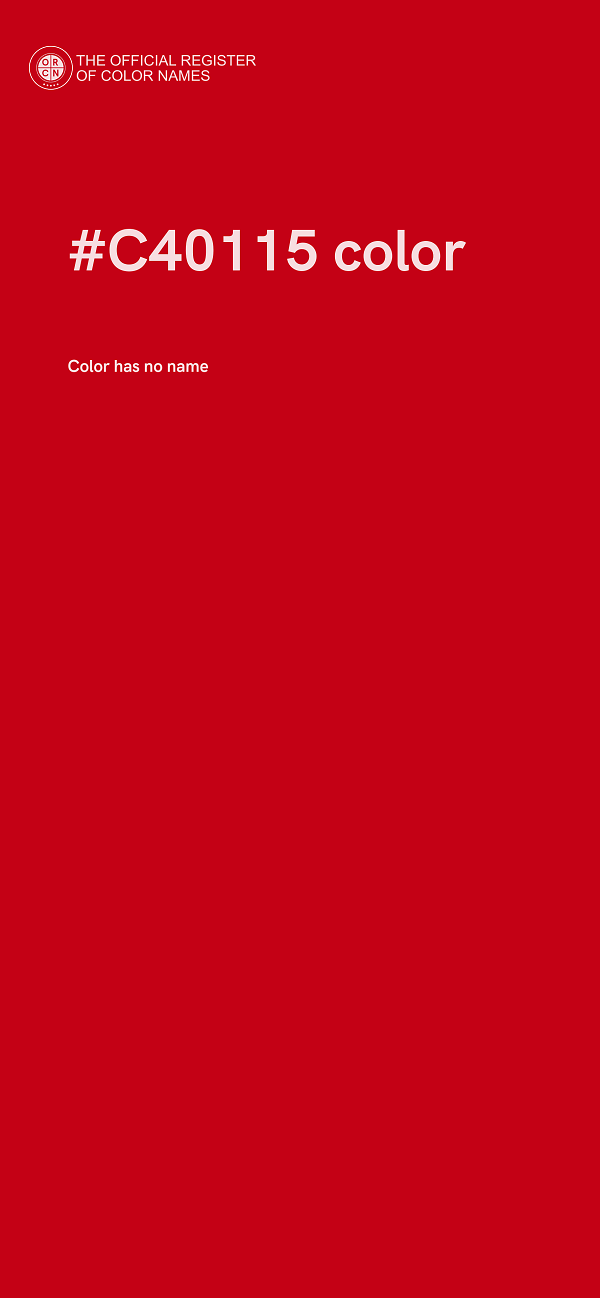 #C40115 color image