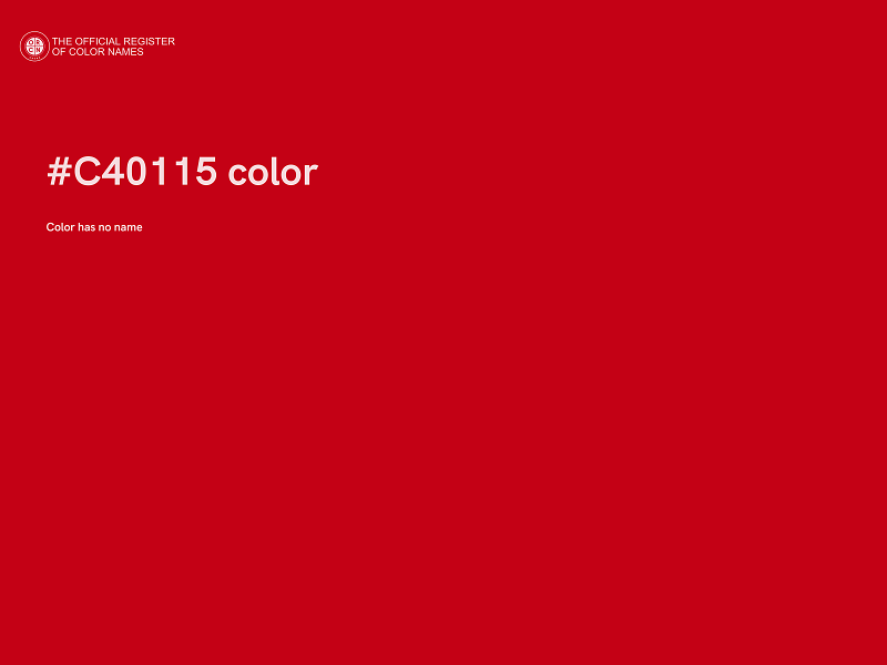 #C40115 color image