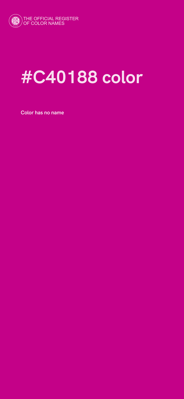 #C40188 color image