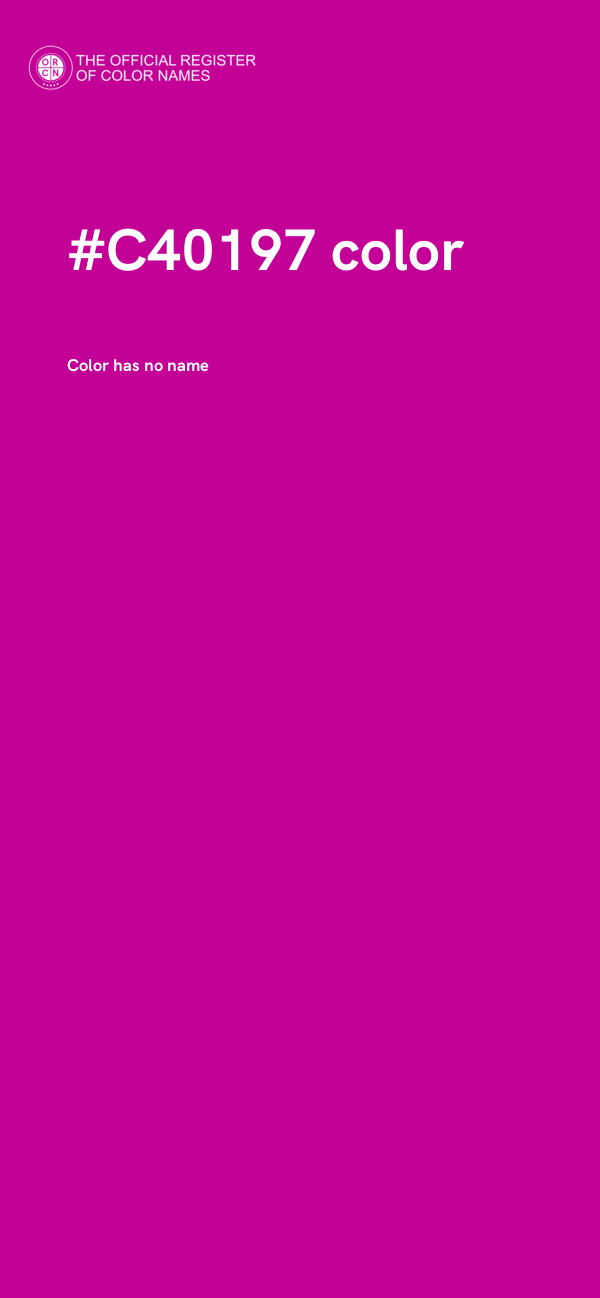 #C40197 color image