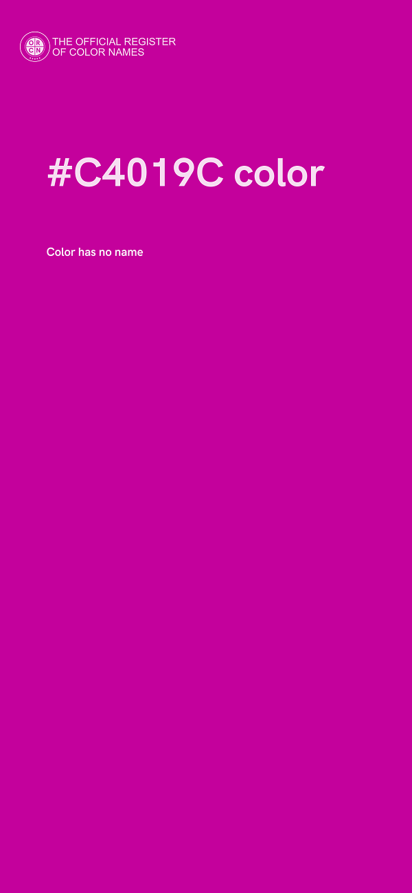 #C4019C color image