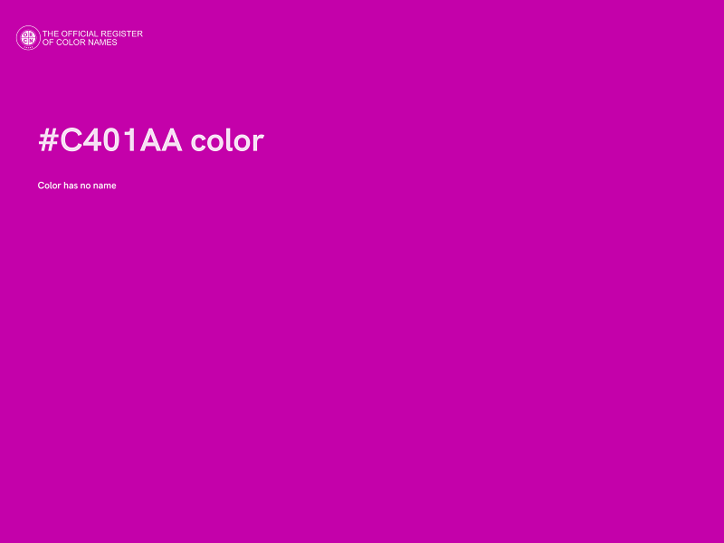 #C401AA color image