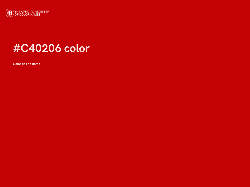 #C40206 color image