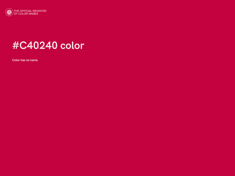 #C40240 color image