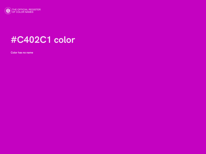 #C402C1 color image