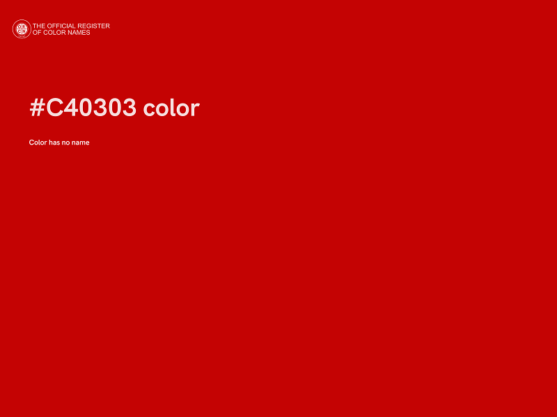 #C40303 color image