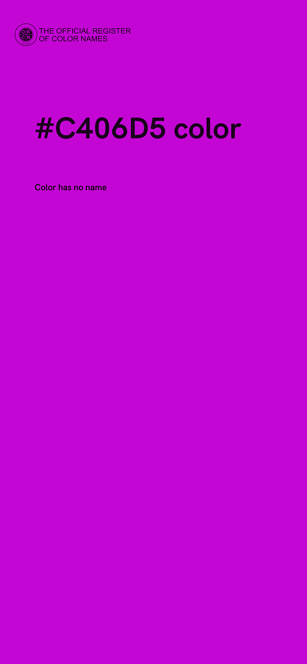 #C406D5 color image