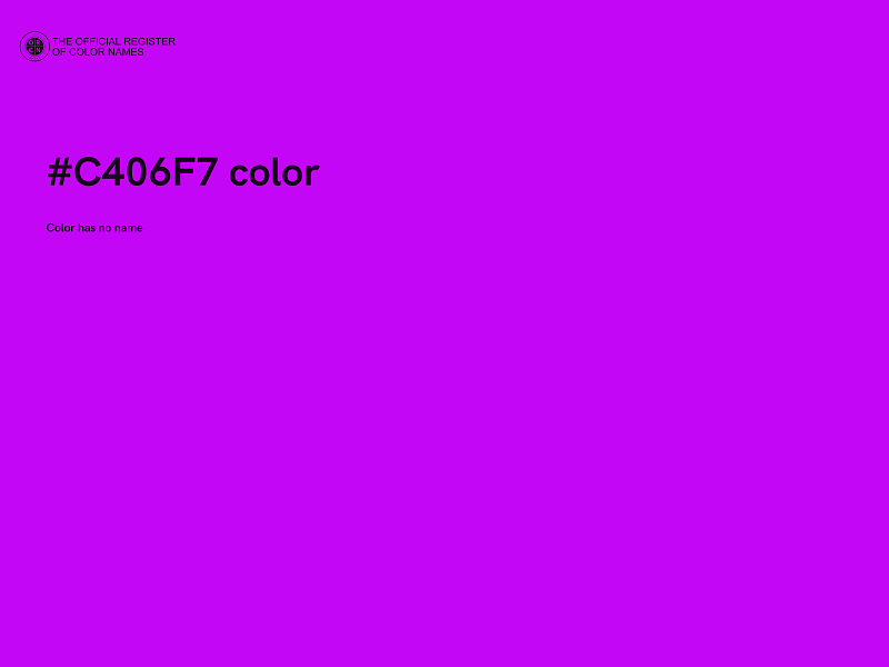 #C406F7 color image