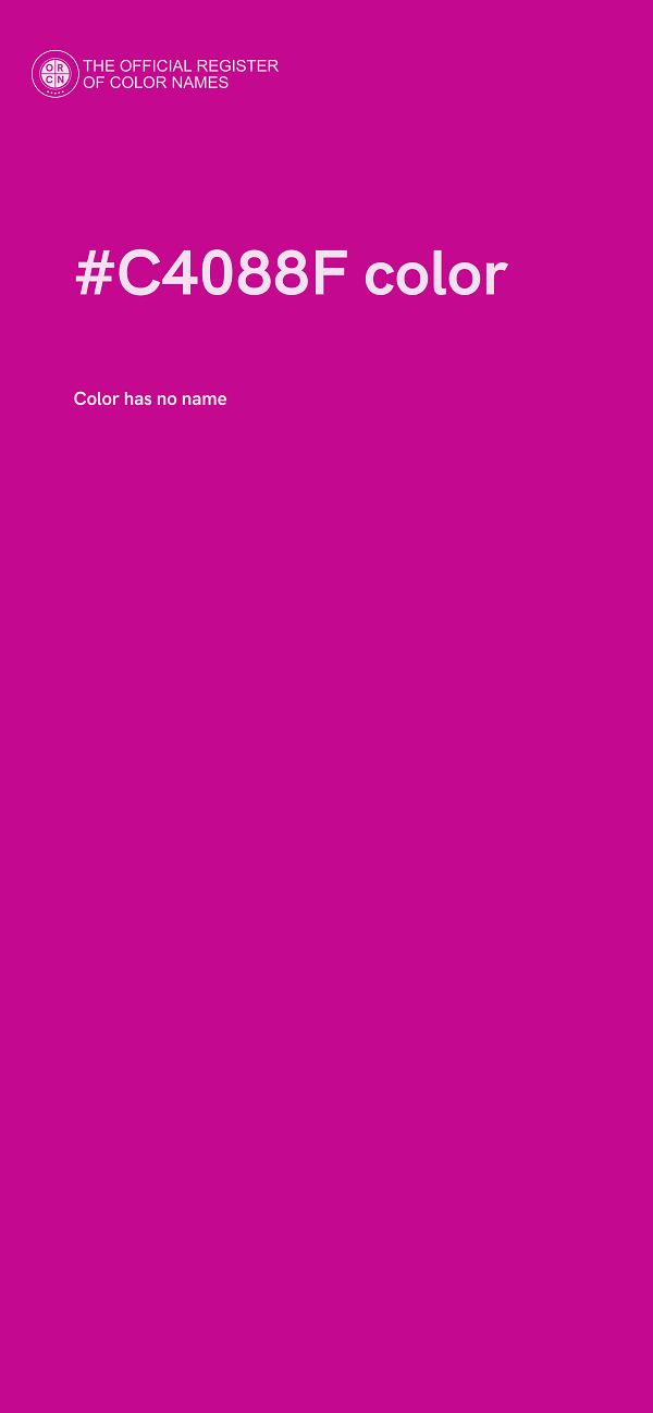 #C4088F color image