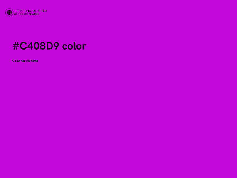 #C408D9 color image