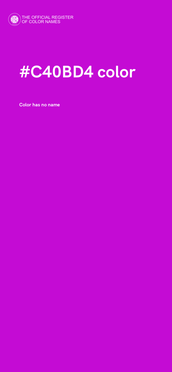 #C40BD4 color image