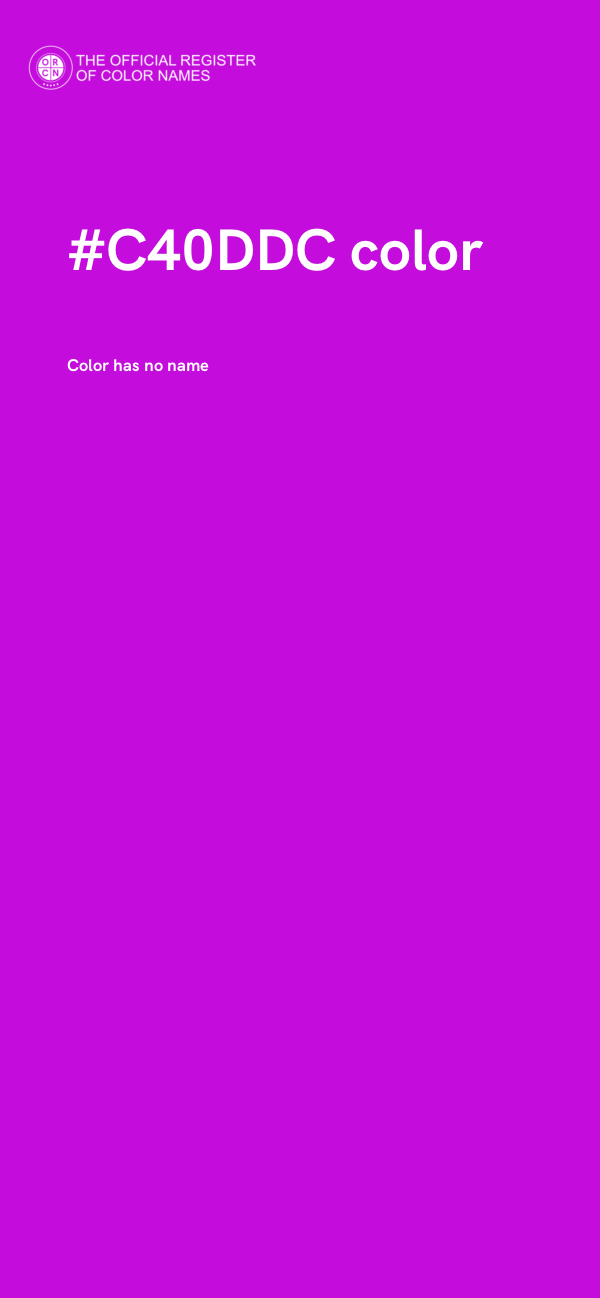 #C40DDC color image
