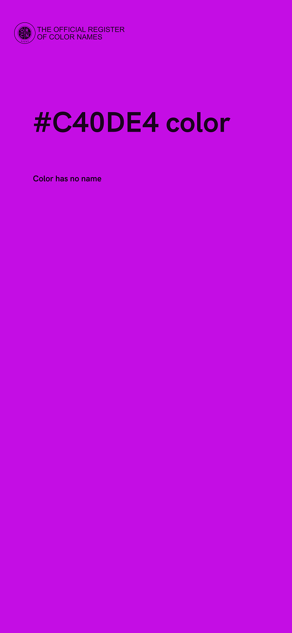 #C40DE4 color image