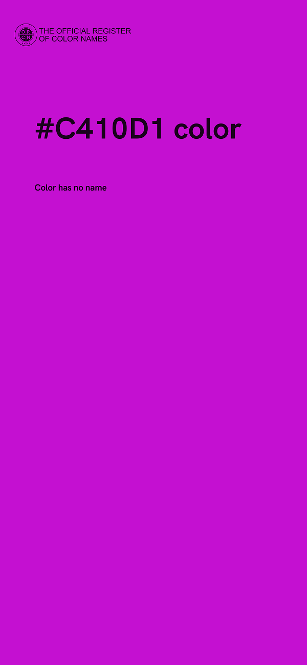 #C410D1 color image