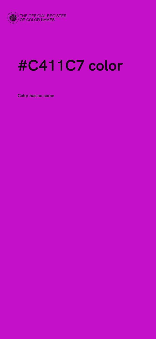 #C411C7 color image