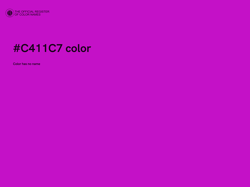#C411C7 color image
