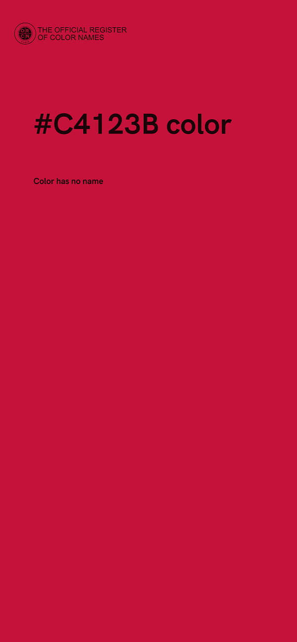 #C4123B color image
