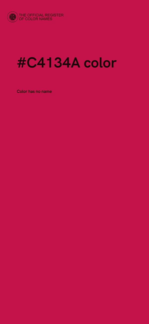 #C4134A color image