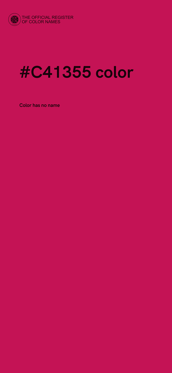#C41355 color image