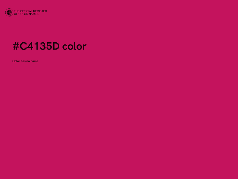 #C4135D color image