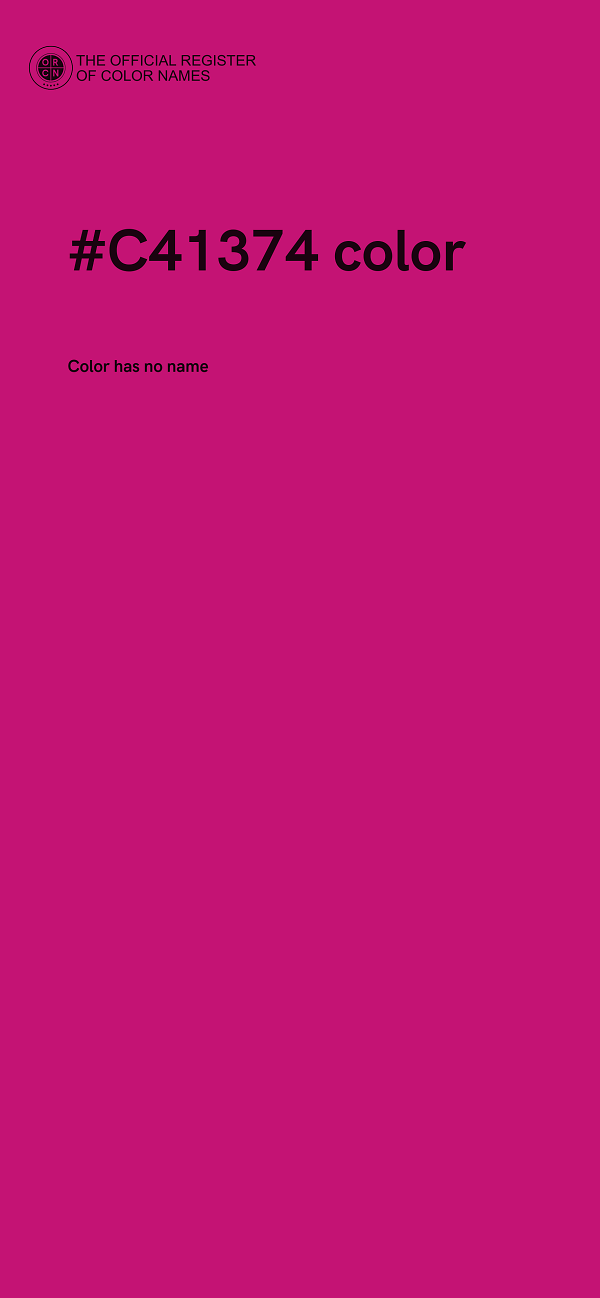 #C41374 color image