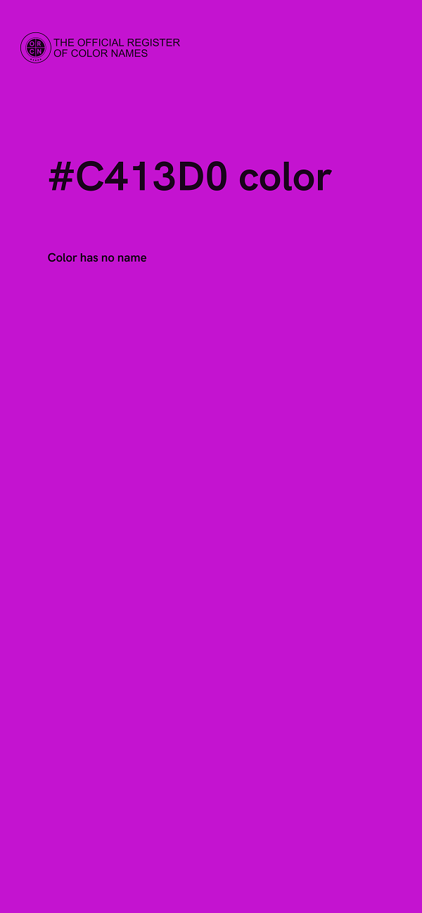 #C413D0 color image