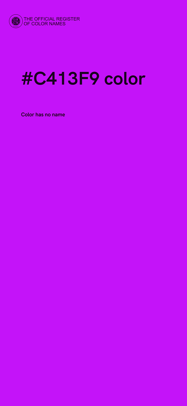 #C413F9 color image