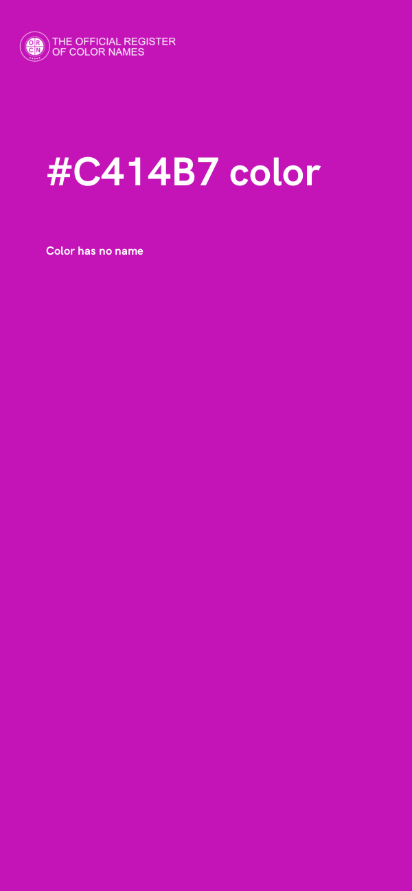 #C414B7 color image