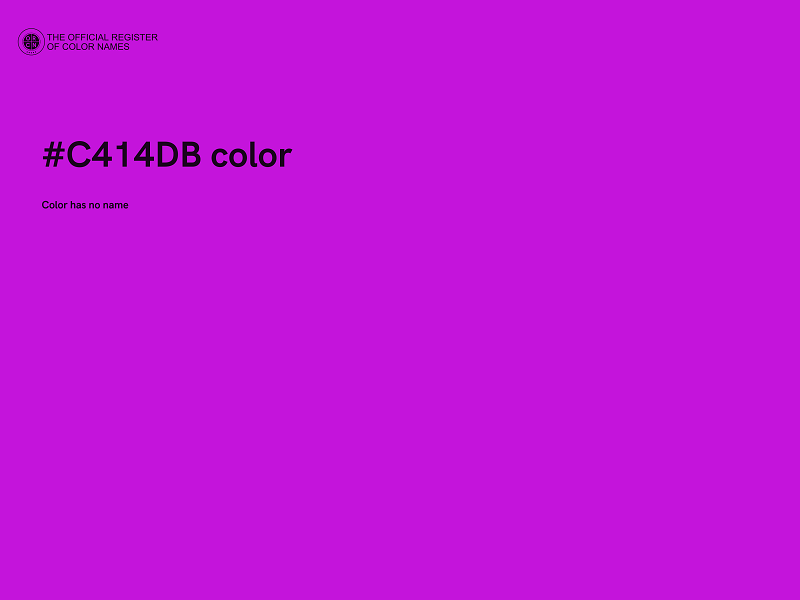 #C414DB color image