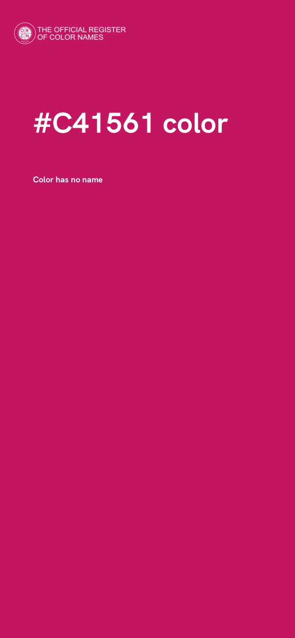 #C41561 color image